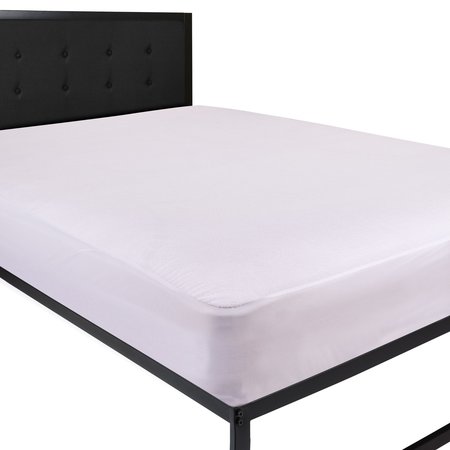 Flash Furniture Capri Comfortable Sleep Premium Fitted 100% Waterproof-Hypoallergenic Vinyl Free Mattress Protector - Breathable Fabric Surface, Twin RF-MP101-T-GG